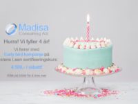 Hurra! Madisa Consulting er 4 år! Du får gaven!